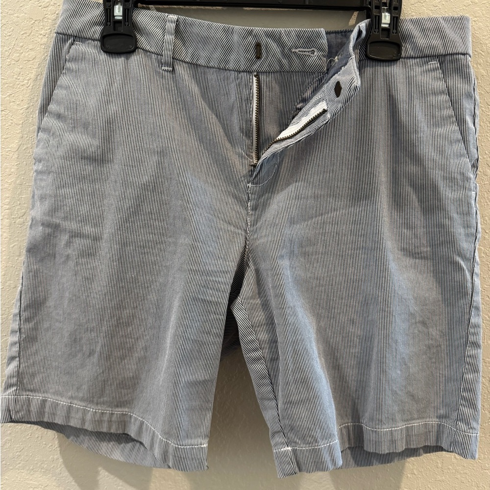 Men's Tommy Hilfiger Striped Navy Blue and White Shorts